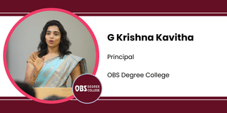 OBS Degree College, Principal: Mrs. G Krishna Kavitha Interview